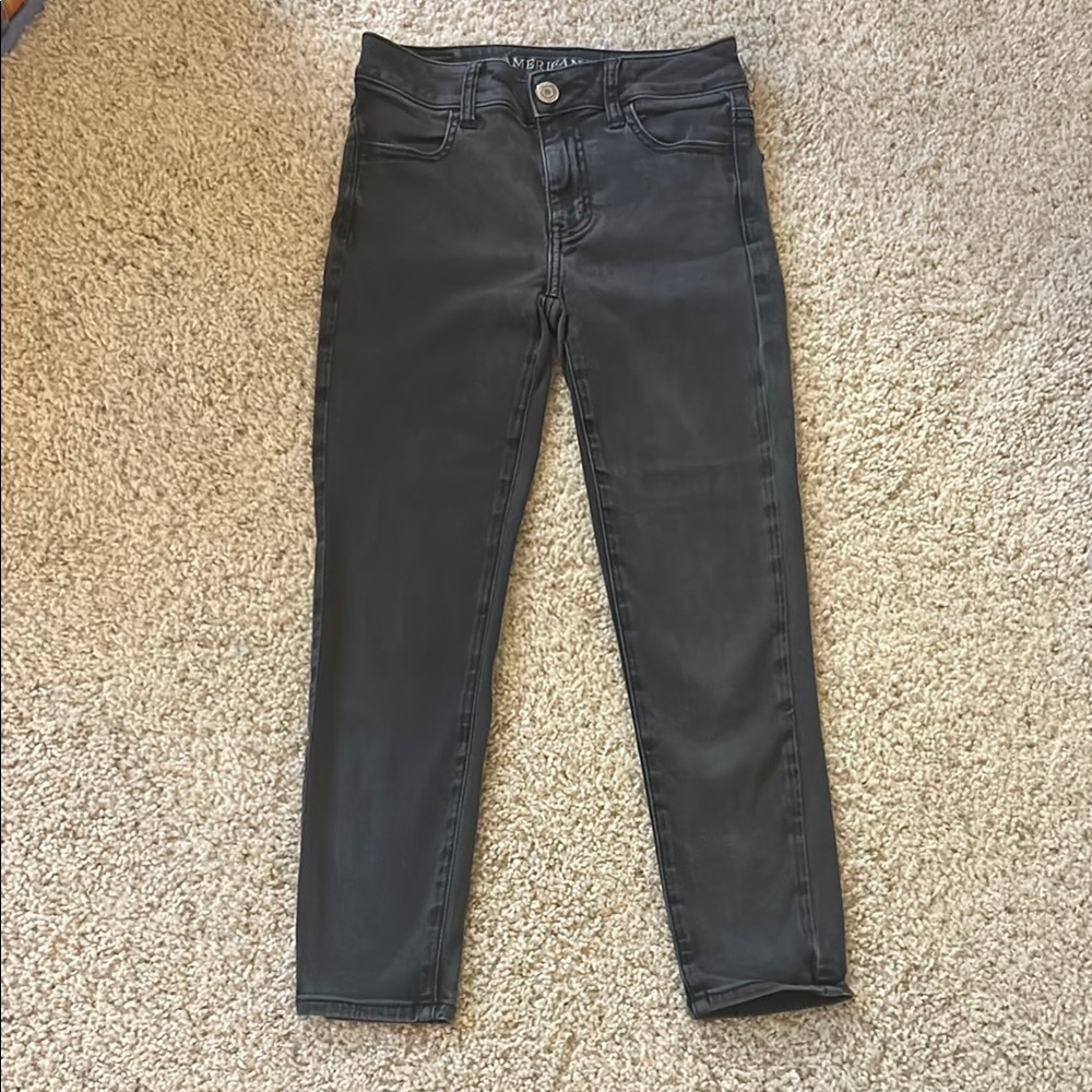 American Eagle Outfitters Hi-Rise Jegging Crop Super Super Stretch